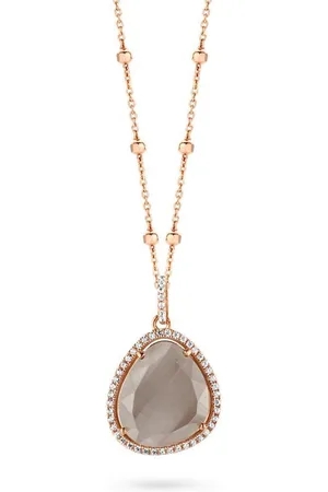 Velini Jewels P6302BRG -Hanger+Ketting -925 Zilver -Gekleurde Cubic Zirkonia