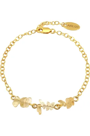ARLIZI 2109 Armband citrien kralen - verguld - 20 cm