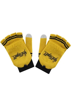 Merkloos Harry Potter Vingerloze handschoenen Hufflepuff