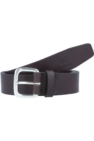 Strellson Riem leer - Jongens - 110 cm - darkbrown