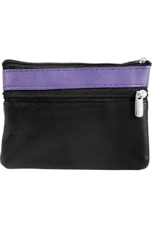 Merkloos Deze praktische soepel leren sleuteletui komt altijd van pas. Behalve ruimte voor sleutels zijn er vakjes voor bijvoorbeeld muntgeld, bonnetjes of pasjes waardoor deze etui ook als kleine portemonnee kan worden gebruikt. Voor uzelf of als c