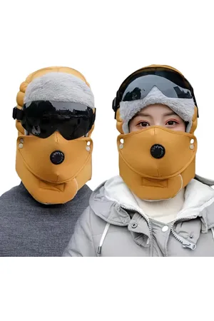 Merkloos Oorwarmers - Oorverwarmers - Earmuffs - Ear Warmers - Dames - Heren - Volwassenen - Winter - Unisex - Geel - Met Zwarte Bril