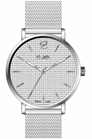 Lee LC06791.330 - Horloge - Analoog - Heren - Mannen - Milanese band - Zilverkleurig