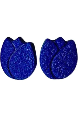 2 Love It Tulp B - Oorknopjes - 1.3 x 1.3 cm - Stainless steel - Polymeerklei - Lichtgewicht