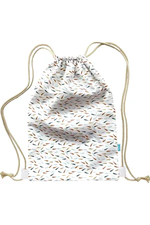 BINK Bedding Gymtas / Zwemtas Fish Naturel 40 x 28 cm
