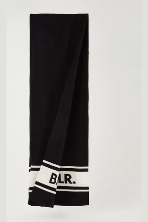 BALR. Sjaal met streepdetail 200 x 30 cm - / Wit