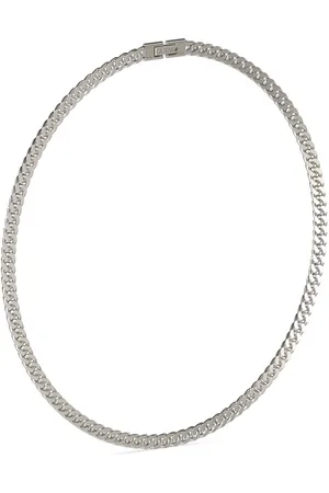 Guess Heren heren stalen collier LINK CITY - Ketting - Staal - Zilverkleurig - 54 cm