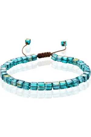 Memphis Bohemia Kralen Armband - 4mm Kristal Glas
