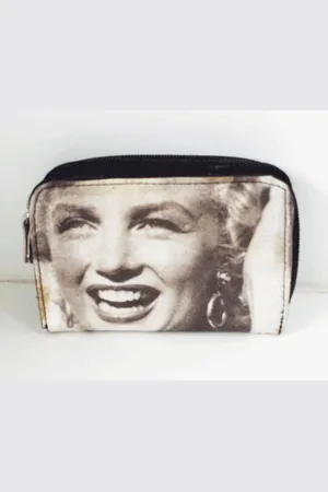 Toetie & Zo Portemonnee Marilyn Monroe Zwartwit - portefeuille - portemonnaie