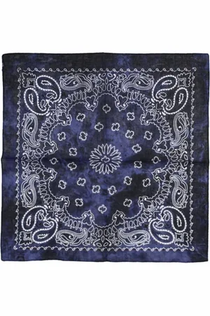 Fako Fashion Paisley Bandana - Tie Dye - Acid Wash