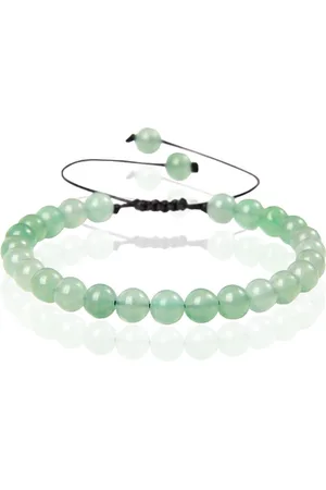 Memphis No.2 Natuursteen Armband Dames - 6mm Groene Aventurijn