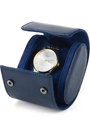 Merkloos Luxe Horloge Rol 1 Stuk | Horlogedoos | Horloge Etui Leer | Watch Roll | Horloge Houder Sieradendoos | Horloge Opbergdoos Heren |