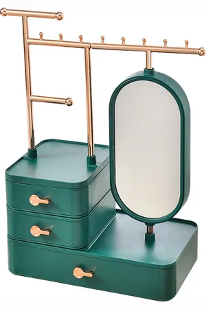 Merkloos Cosmetische opbergdoos/high-end prachtige dressing box/multifunctioneel sieradenrek/sieraden opbergdoos