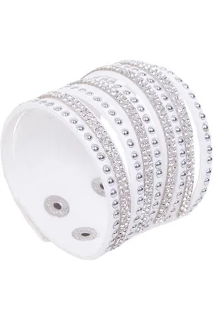 Fako Bijoux® Armband - Breed - Strass