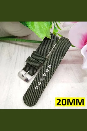 Merkloos Geweven Horloge Band - Horlogebandje - Nato Strap - Universeel - 20MM