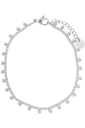 essentialistics Armband kleine balletjes - Volwassenen - - Stainless steel (verkleurt niet) - Verlengkettinkje