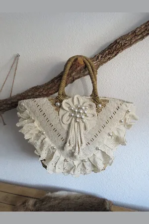 Merkloos Strandtas (broderie)