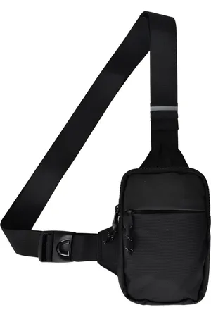 Merkloos Schoudertassen, borstzak met reflecterende strepen, sling bag, schoudertassen, slingrugzak, crossbody bag, backpack, schoudertas voor outdoorsport, wandelen, fietsen, bergbeklimmen, reizen, kamperen