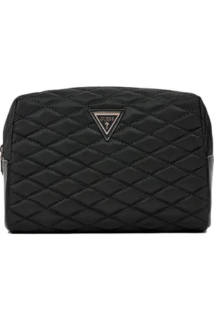 Guess Toilettas Top Zip Cosmetic Bag Zwart