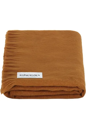 Alpaca Loca Enkelzijdige Sjaal - 200 x 65 cm - Bruin