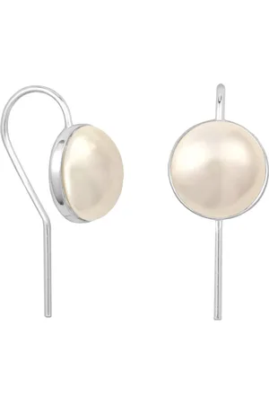ARLIZI 0830 Oorbellen Parel - Dames - 925 Sterling Zilver - 10 mm - Crème