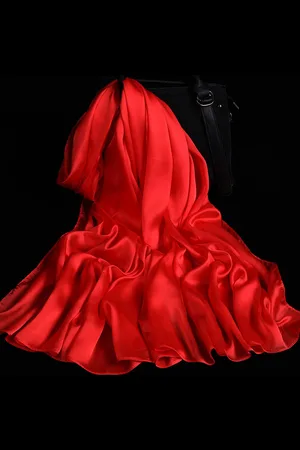 Merkloos XL_180*90 CM Silk Art Pure Color