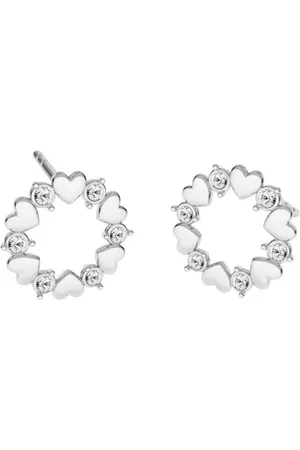 ARLIZI 1970 Oorbellen hartjes kristal - 925 sterling