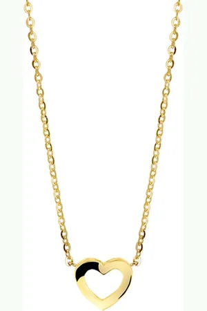 Marie-Celeste Marie Celeste ketting hart 41 + 4 cm - Goud