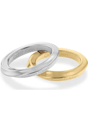 Calvin Klein CJ35000330D Dames Ring - Minimalistische ring - Sieraad - Staal - - 3 mm breed