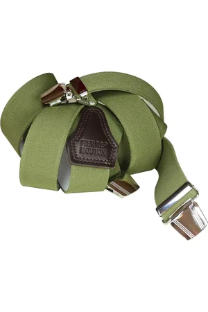 Pierre Mouton Sterke Bretel - Bretels - Volwassenen - Heren - Licht - 120cm - 3 brede clips - M - L