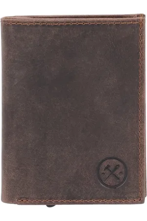 Hide & Stitches Leren Pasjeshouder - Heren Portemonnee - Safety Wallet