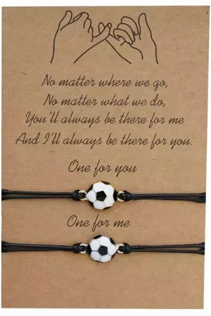 Akyol Voetbal armbandjes | Armband jongen/meisje-armband voetbal -armband wk -wk- nederlandse elftal | Voetbal cadeau | Geschenk kinderen | Voetbal geschenk | Voetbal accessoires kinderen – keeper – goal – vriendschap - gift