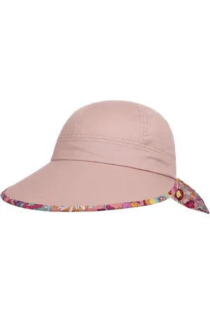 Merkloos Flower Piping Visor Zonnecap Dames - cap met klep voor Lente-Zomer met bloemendetail