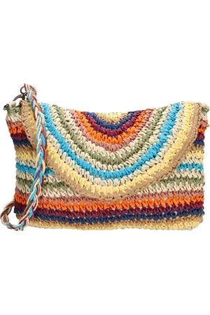 PE-Florence Natural Life Schoudertas - Licht Natuur Turquoise