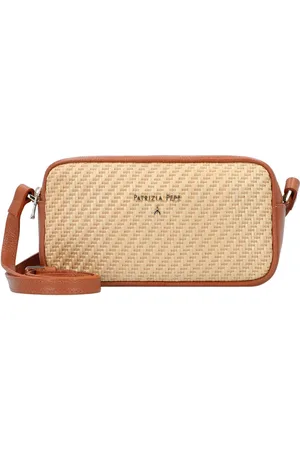 Patrizia Pepe Straw Schoudertas 22 cm