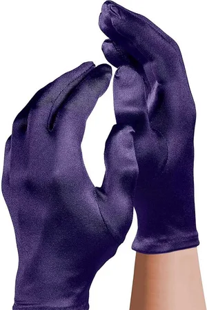 Apollo Satijnen handschoen - Gala handschoenen - 20 cm - - One size - Lange handschoenen verkleed - accessoires - Carnaval