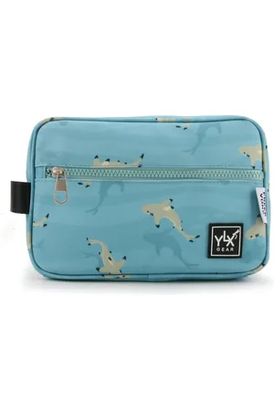 YLX Gear SALE: & Freek Vonk Willow Toiletry Bag | Turquoise Water & Sharks | Turkoise blauw met haaien, Toilettas, logeren, vakantie, dieren, kinderen, jongens, meisjes, unisex, dierenprint, jungle