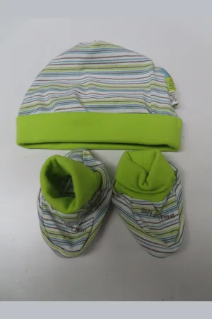 Dirkje Babysetje - Muts + slofjes - - Gestreept - 6 maand 68