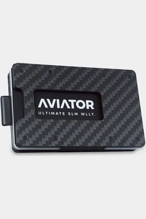 Aviator Slide wallet - airtag cash clip - slim acrylic kleingeld vak - acrylic frame