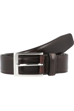 Strellson Riem leer - Jongens - 100 cm - dark brown