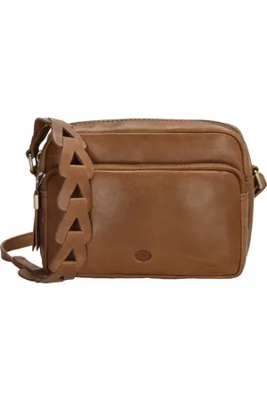 Hide & Stitches Daydreamer Crossbody Schoudertas - - 100% Leer