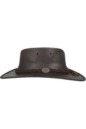 Barmah Foldaway Bronco Hoed - Heren Mutsen - Brown