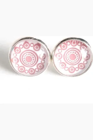 2 Love It Zeeuwse Knop LRoze - Oorbellen - Oorstekers - Metaal - Doorsnee 12 mm - - Wit - Zilverkleurig