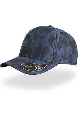 Atlantis Baseball pet camo print Blauw