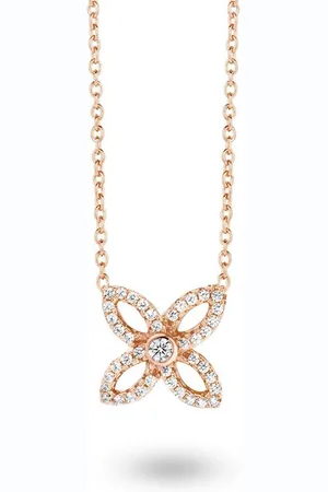 Velini Jewels CH6519R -Ketting -925 Zilver -Cubic Zirkonia 40+5 CM