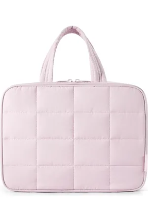 Merkloos Reistoilettas met sieradenorganizer, hangende reistas voor toiletten, puffy make-up cosmeticatas organizer