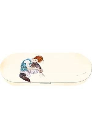 Fridolin Metalen brillenkoker Egon Schiele, Sitting Woman