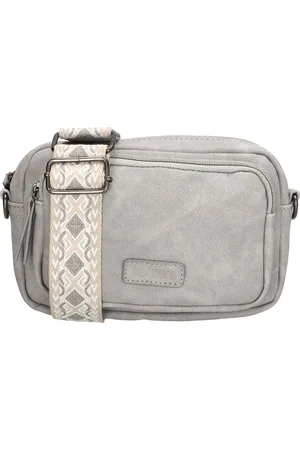 Beagles Malaga Crossbody Schoudertas met Trendy Schouderband - Handig Formaat - Ritsvakken