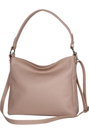 AmbraModa GLX35 - Italiaans handtas schoudertas crossbodytas van echt leer