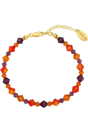 ARLIZI 1734 Armband Swarovski Kristal Oranje Paars - Verguld - 20 cm